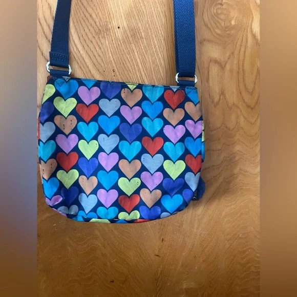 Kipling Emmylou Multicolor Heart Crossbody Bag - Picture 14 of 14